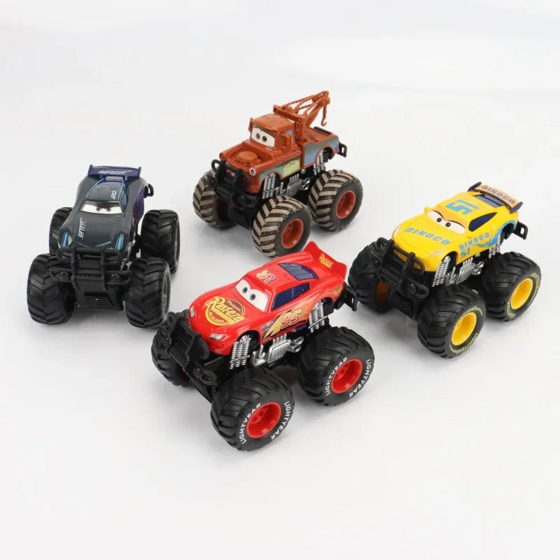 Large size Disney Pixar Cars Toy Bigfoot McQueen Jackson Storm Mater Inertial force car Model Toy For Kid birthday Gift