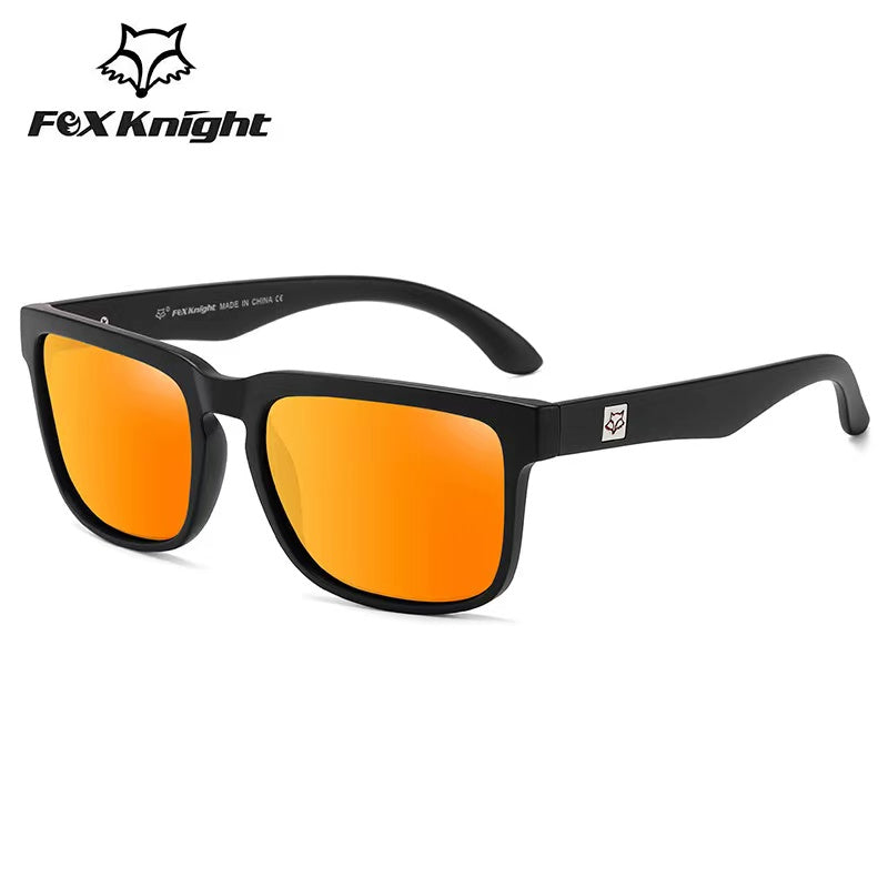 New Fox Knight Brand Square Sunglasses Women Men High Quality Glasses Outdoor Riding Fishing Sun Glasses Retro Shades Uv400