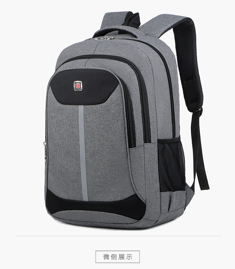 Fashion Casual Men's Backpack Men Bag Lightweight Nylon Fabric Travel Backpack School Bag Large Capacity Men's Laptop Backpack