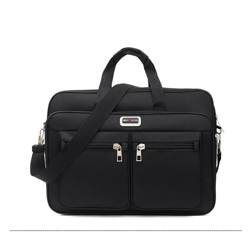 Fashion Large Capacity Men's Briefcase Multifunction Laptop Bag Office Male Shoulder Messenger Bag Business Handbag