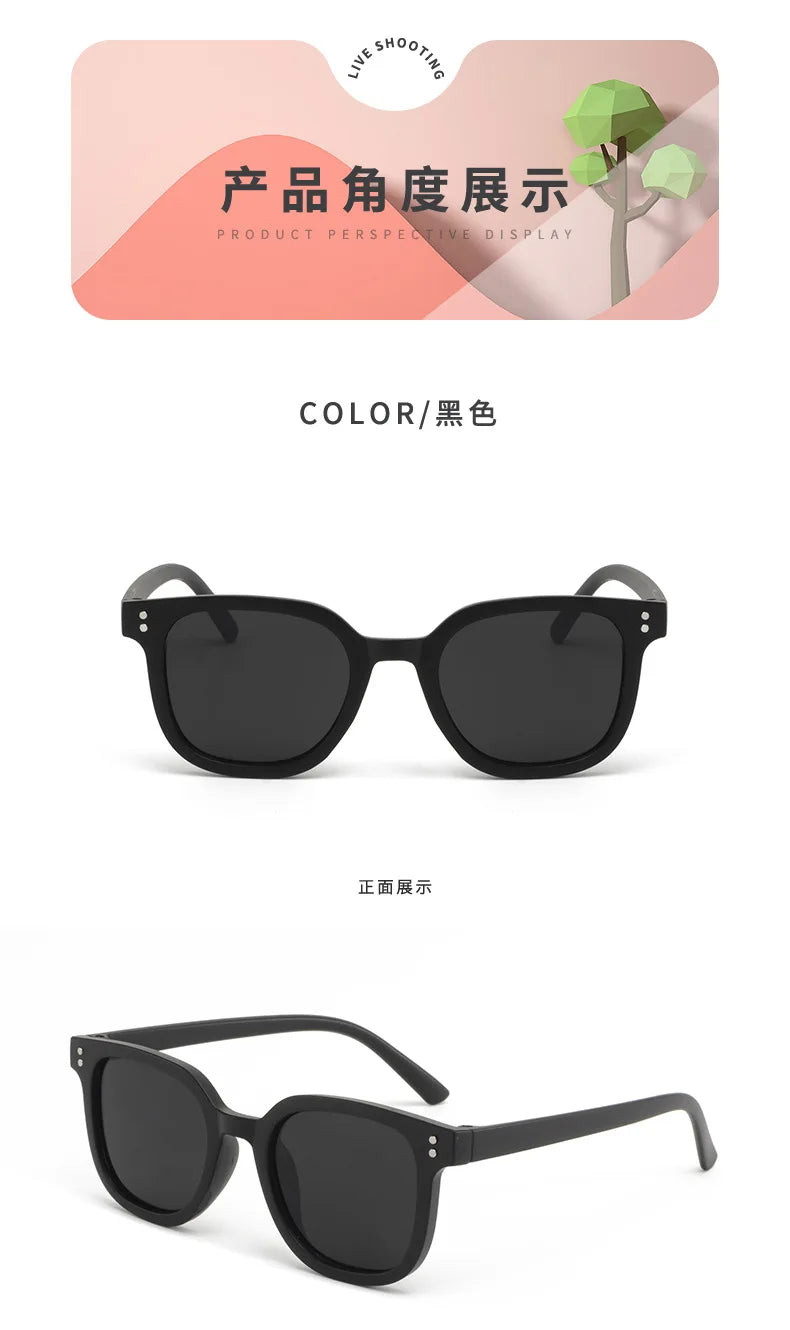 Children's Small Frame Square Sunglasses Girl Brand Designer Fashion Sun Glasses Boys Outdoor Shading Eyewear UV400 Gafas De Sol