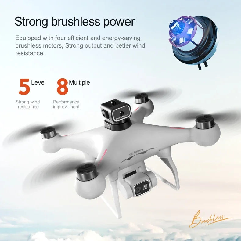 2024new drone brushless motor infrared obstacle avoidance optical flow stable suspended endurance electrically adjustable camera