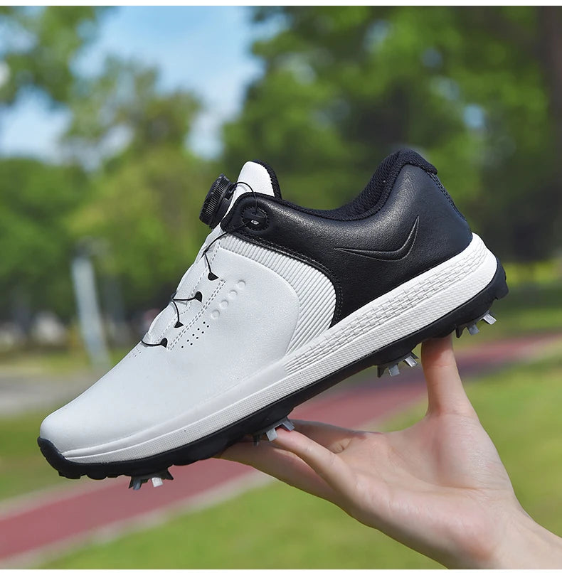 New Men Golf Shoes Spikes Professional Golf Wears Comfortable Golfers Shose Light Weight Walking Sneakers