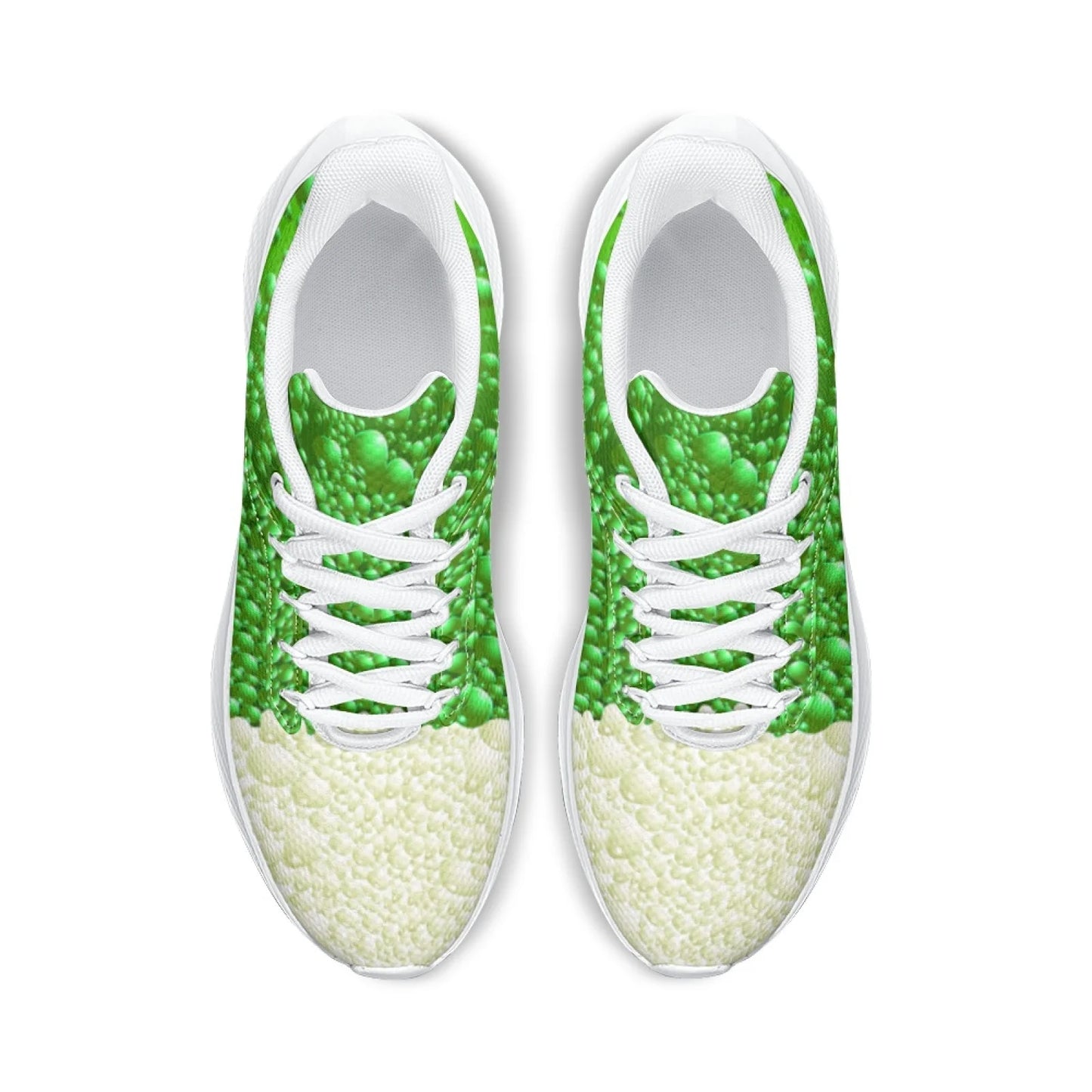 INSTANTARTS St. Patrick's Day Green Beer Designer Brand Sneakers Clover Print Running Shoes For Women Casual Walking Shose Flats