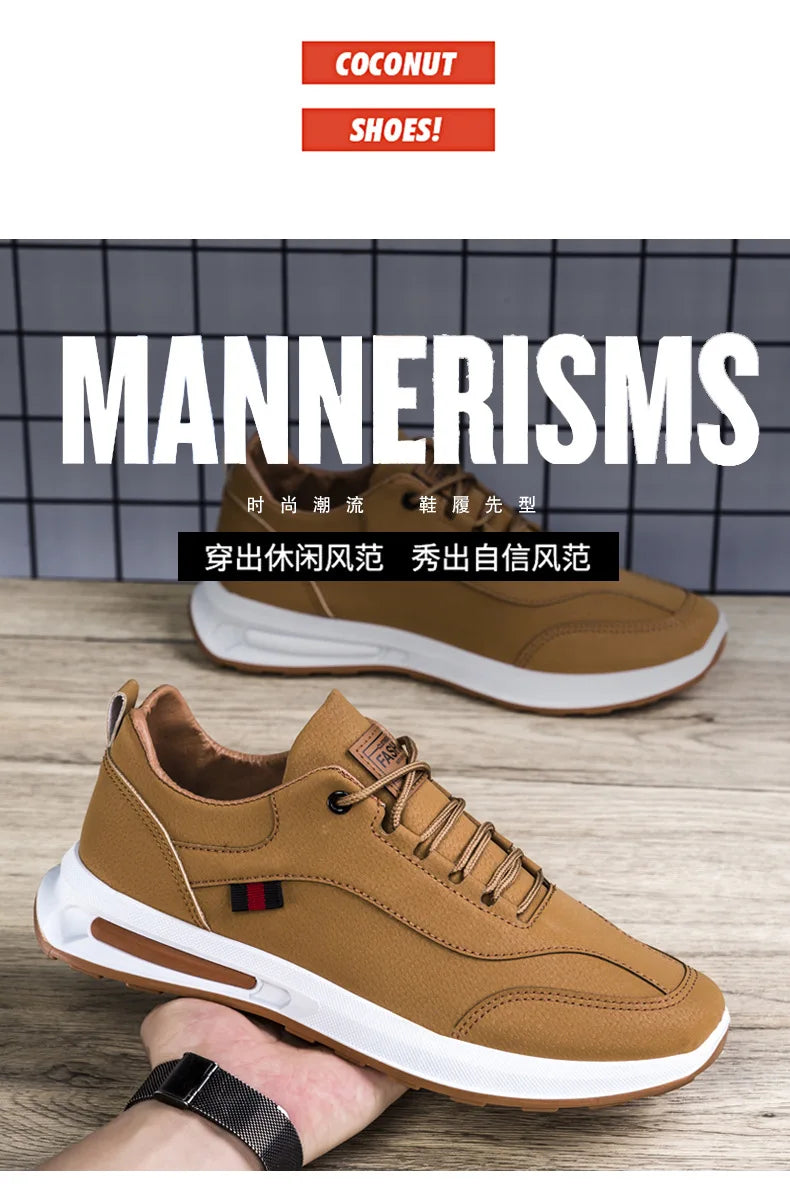 Classics Style Men's Hiking Shoes Lace Up Men Sport Shoes Outdoor Jogging Trekking Male Sneakers 2023 New Trendy Casual Sneakers