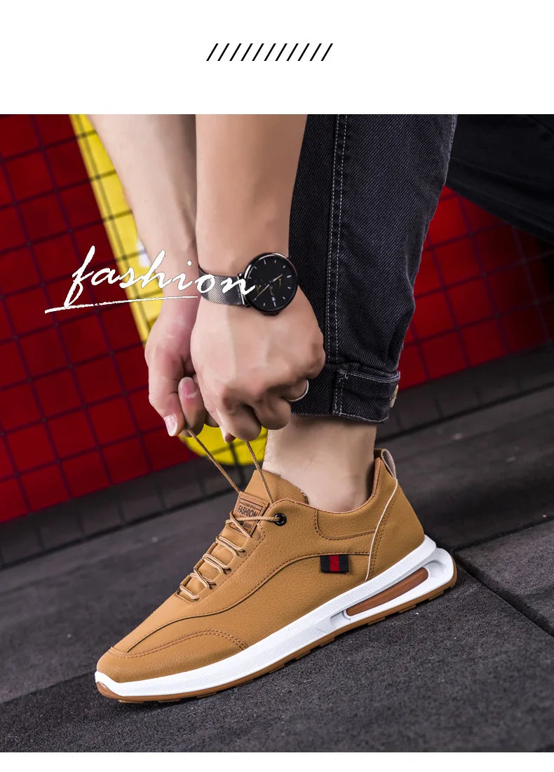 Classics Style Men's Hiking Shoes Lace Up Men Sport Shoes Outdoor Jogging Trekking Male Sneakers 2023 New Trendy Casual Sneakers