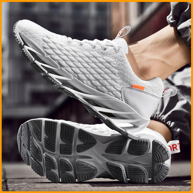 Xiaomi Youpin Sneakers Men Outdoor Run Non Slip Casual Shoes Comfortable Fly Woven Mesh Hard Wearing Footwear Large Size 39-47