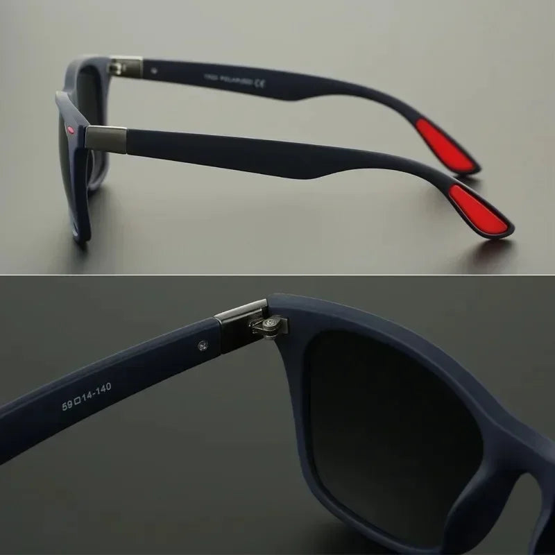 Fashion Vintage Square Polarized Sunglasses Classic Driving Fishing Brand Designer Sun Glasses Man Retro Shades UV400 Eyewear