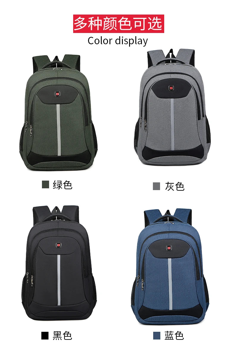 Fashion Casual Men's Backpack Men Bag Lightweight Nylon Fabric Travel Backpack School Bag Large Capacity Men's Laptop Backpack