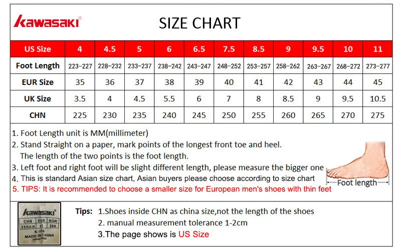 Kawasaki Badminton Shoes WIDE FEET FAVOR A3311 Sneakers Men Tennis Female Breathable Durable Sports Men's Sneaker Shoes