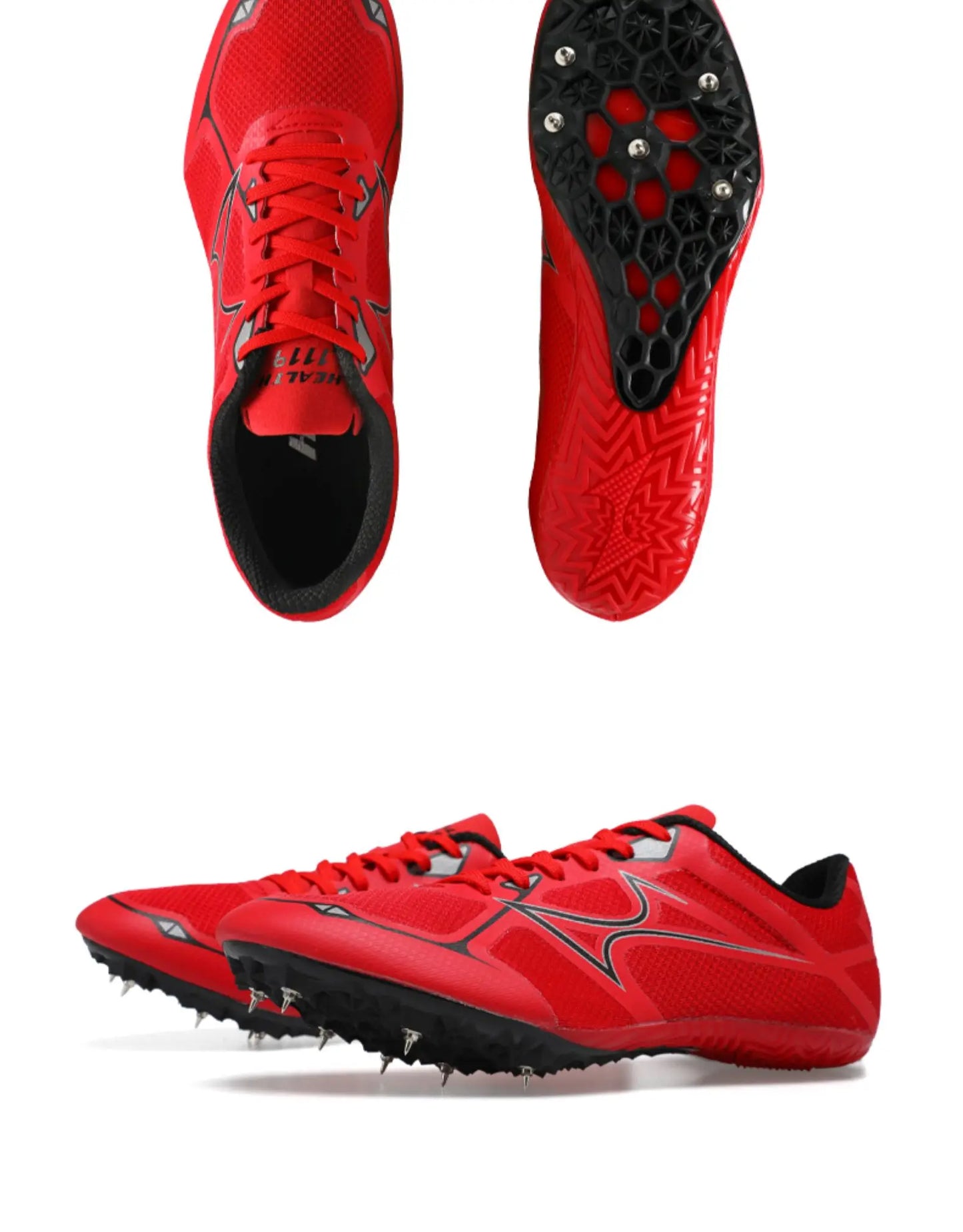 Health Spike New Track and Field Sprint Training Shoes for Male and Female Students In Long Distance Athletics Competition 1119