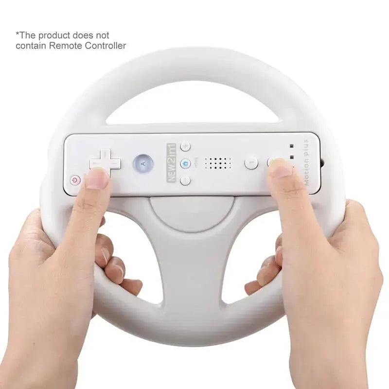 Color Game Racing Steering Wheel Games Controller for Nintendo Wii Remote Controller Racing Wheel for Wii Kart Racing handle