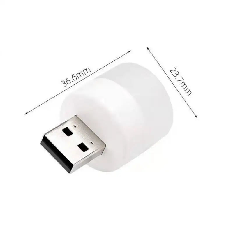 Book Lights Desk Usb Rechargeable Small Round Reading Night Light Desk Lamp Bulb Power Bank Charging Mini Led Reading Lamps