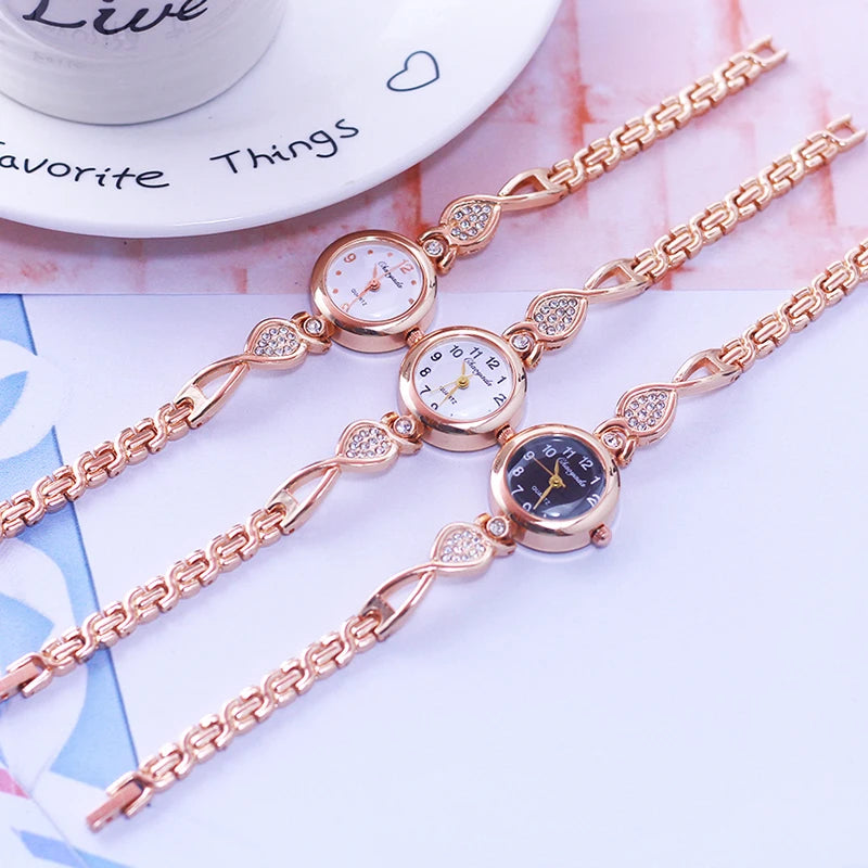 woman girls water droplets shape Bracelet watches diamond luxurious female young woman quartz watches thin strap fashion watches