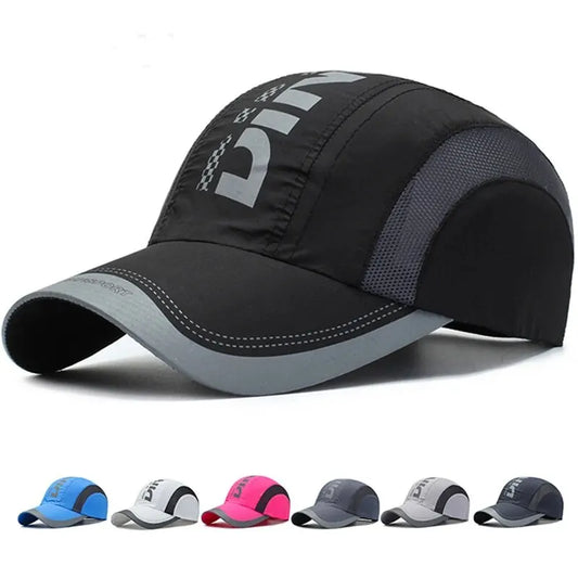 New Summer Hat Quick-Drying Cap Fashion Spring Baseball Cap Outdoor Sports Cap Breathable Mesh Hat Visor Hat