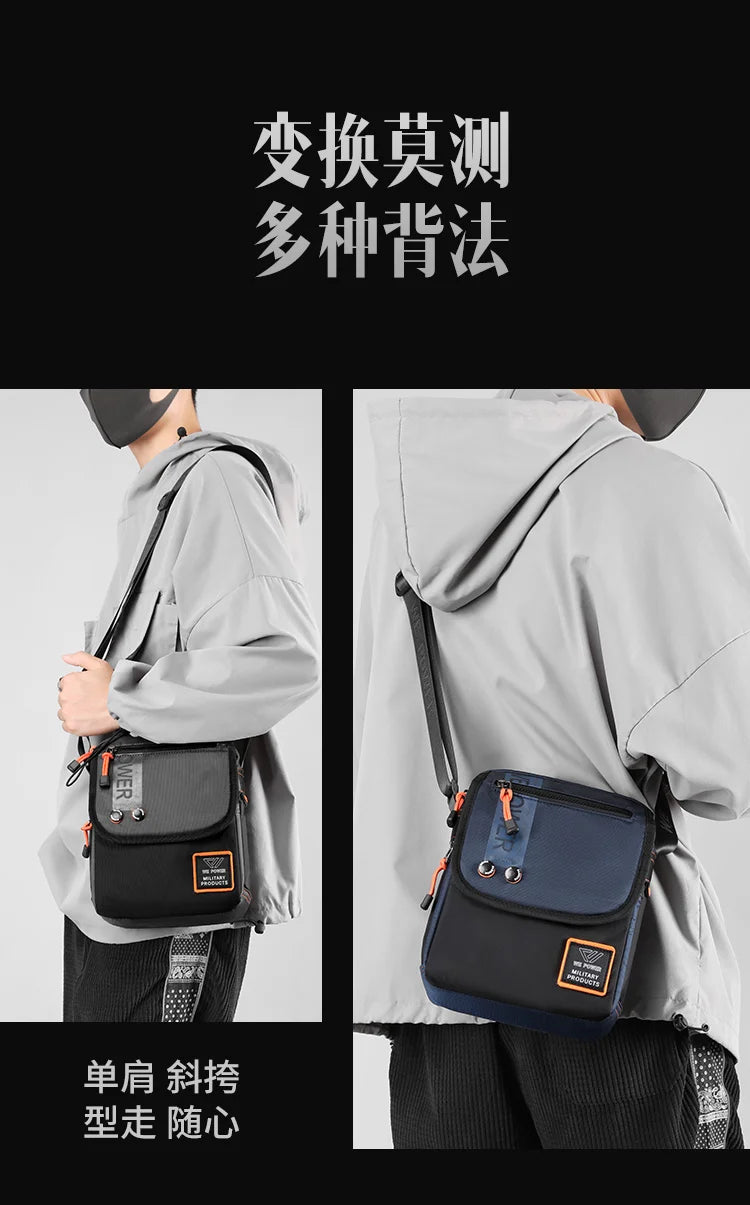 Vintage Trends Men's Bag High Quality Nylon Man Messenger Bag Crossbody Bags Stylish Leisure Men's Bag Handbag Shoulder Bag SAC