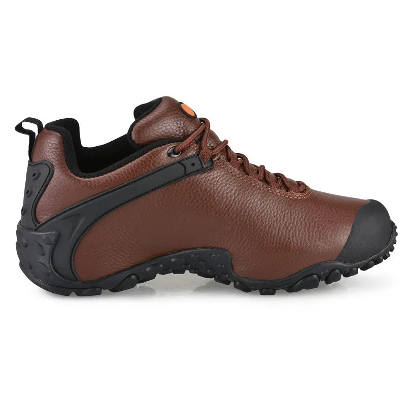 High Quality Unisex Hiking Shoes Autumn Winter genuine leather Outdoor Mens women Sport Trekking Mountain Athletic Shoes 224-5