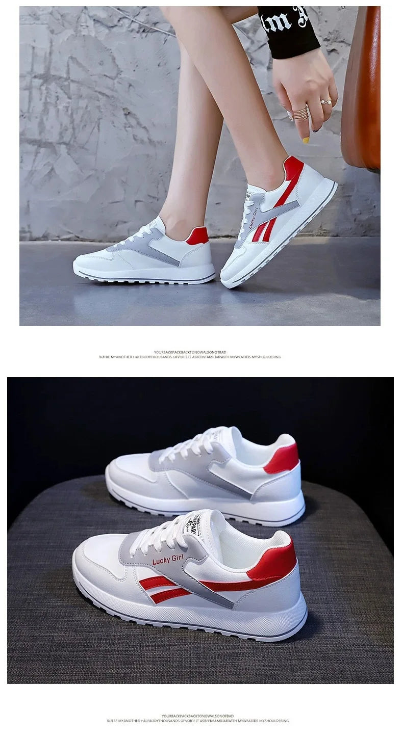 2023Spring New Women's Shoes Striped Ins Fashion Women Sports Shoes Running Sneakers Wholesale Breathable Shoes