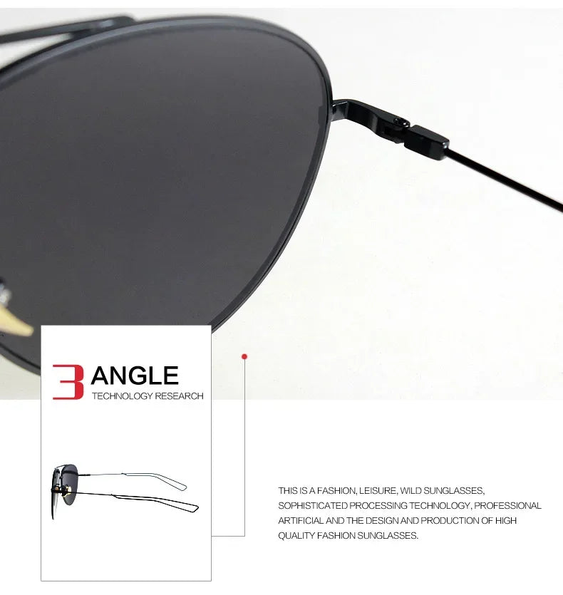 TAGION Brand Pilot Sunglasses Men Women Vintage Glasse Lunette De Soleil Homme Retro Sunglass Alloy Frame Eyeglasses 2702