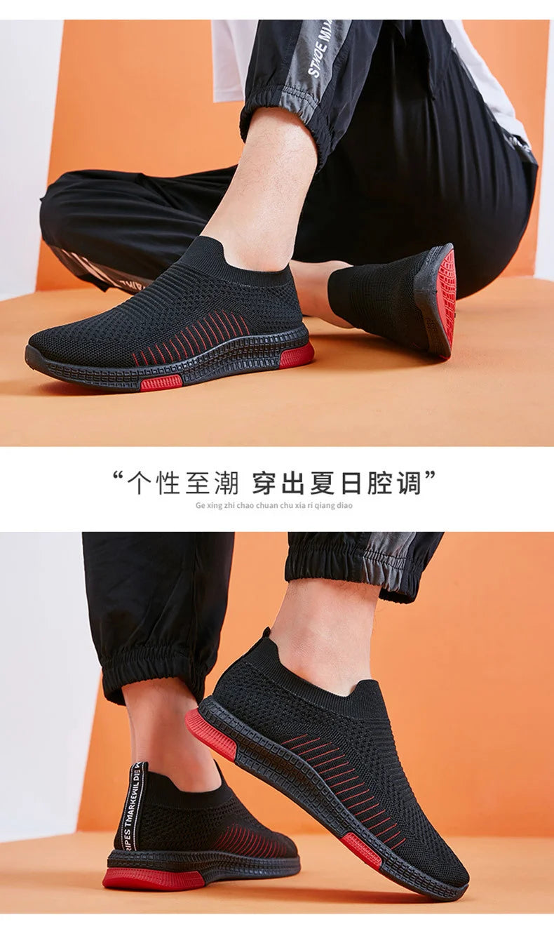 Xiaomi Youpin Sneakers Men Anti Odor Breathable Sports Flying Woven Walking Fashion Retro Casual Loafers Outdoor Casual Shoes