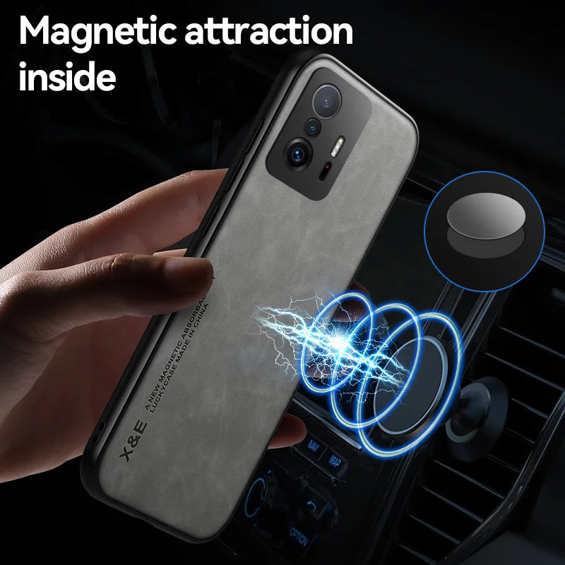 Funda For Xiomi 11T Pro Case Leather Magnetic Phone Case For Xiaomi 11T Mi11T Mi 11 T Pro Xiaomi11T Soft TPU Silicone Back Cover