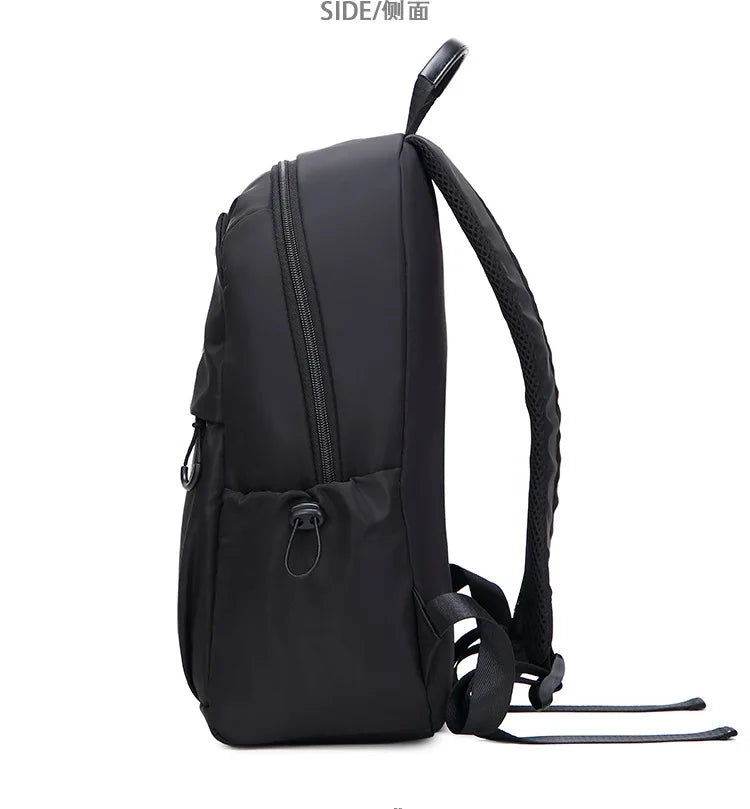 Small Men's Backpacks Sports Outdoor Man School Bag Fashion Oxford Cloth Mini Travel Shoulder Bags for Male 2023 Black Rucksack