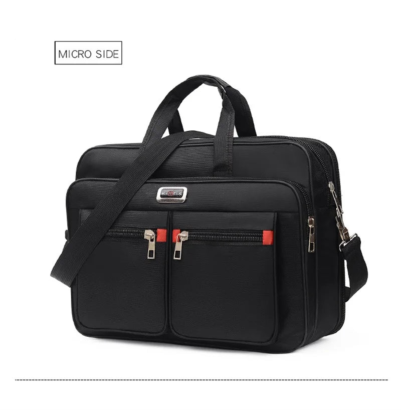 Fashion Large Capacity Men's Briefcase Multifunction Laptop Bag Office Male Shoulder Messenger Bag Business Handbag