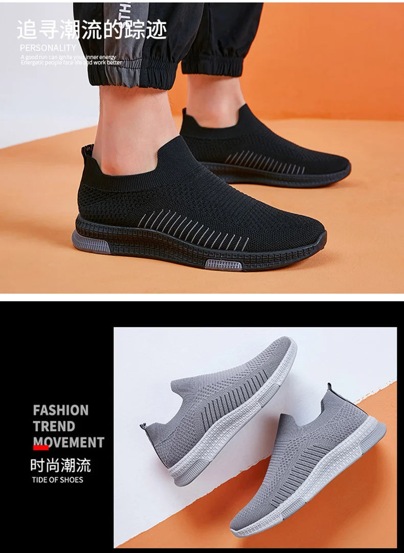 Xiaomi Youpin Sneakers Men Anti Odor Breathable Sports Flying Woven Walking Fashion Retro Casual Loafers Outdoor Casual Shoes