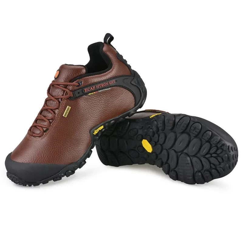 High Quality Unisex Hiking Shoes Autumn Winter genuine leather Outdoor Mens women Sport Trekking Mountain Athletic Shoes 224-5