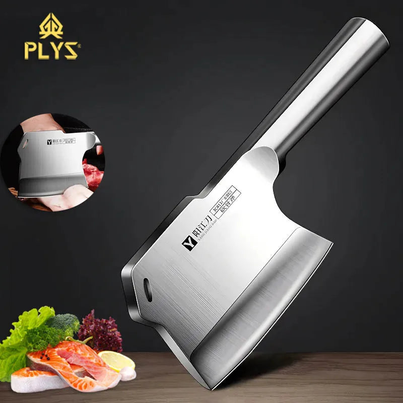 Special knife for bone cutting, bone chopping knife, forged bone cutting knife, thickened and weighted