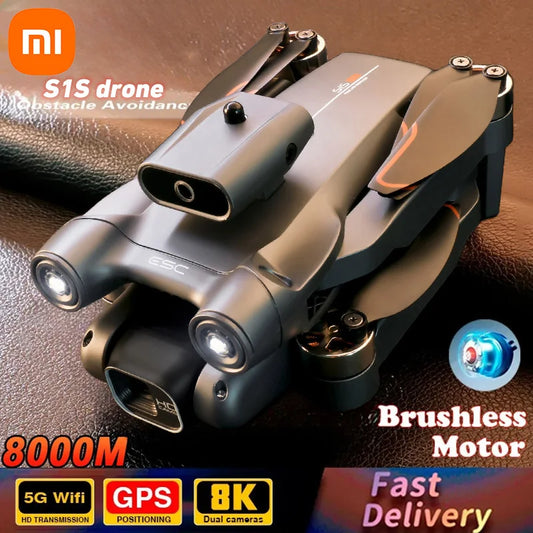 Xiaomi S1S Drone Profesional 8k Hd Camera 4k Obstacle Dron Avoidance Aerial Photography Brushless Foldable Quadcopter 8km 2024