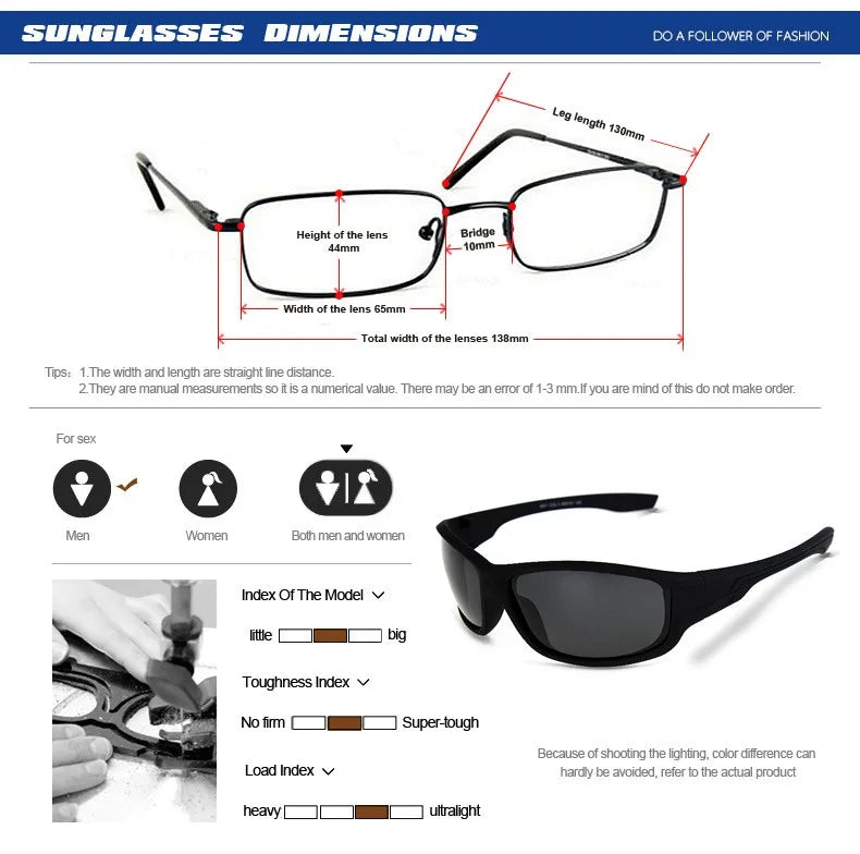 Polarized Sunglasses For Men Design Brand Summer Style Polarizing Sporting Sun Glasses Eyewear Gafas De Sol Hombre