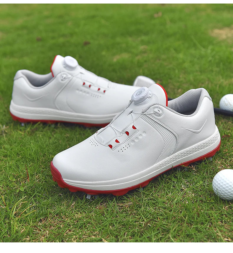 New Men Golf Shoes Spikes Professional Golf Wears Comfortable Golfers Shose Light Weight Walking Sneakers