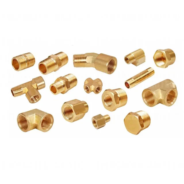 Pneumatic Plumbing Brass Pipe Fitting Male/Female Thread 1/8" 1/4" 3/8" 1/2" BSP Tee Type Copper Fittings Water Oil Gas Adapter