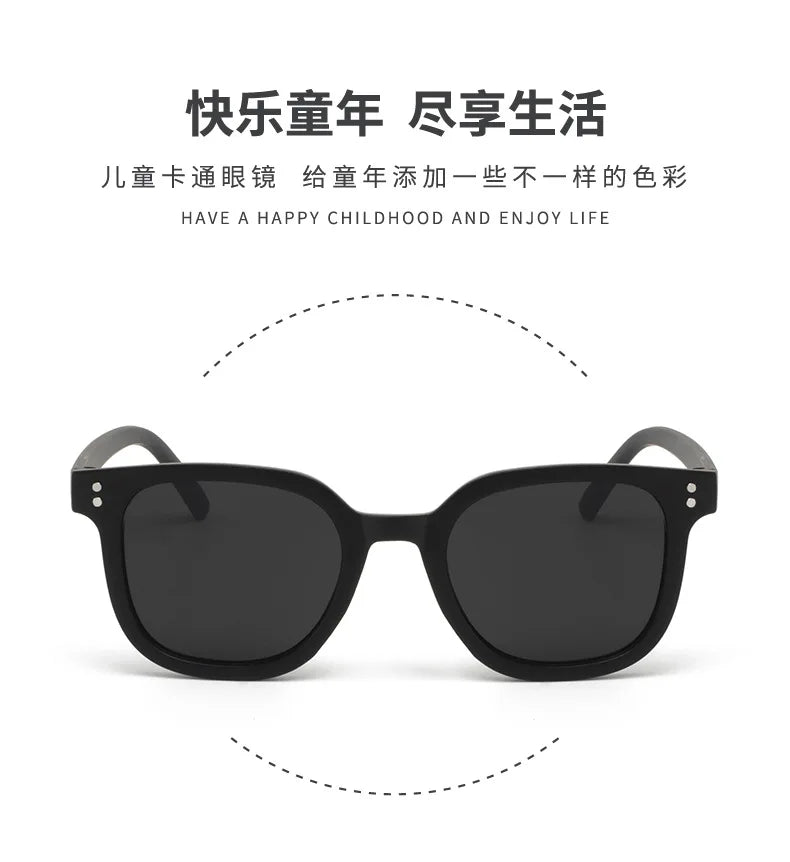 Children's Small Frame Square Sunglasses Girl Brand Designer Fashion Sun Glasses Boys Outdoor Shading Eyewear UV400 Gafas De Sol