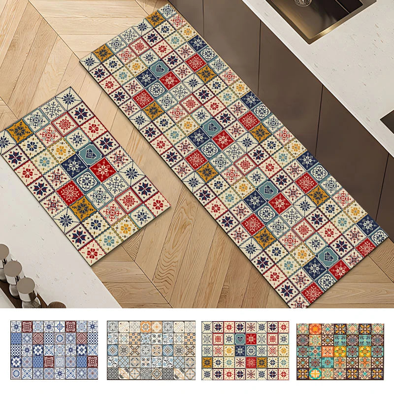 Absorbent Kitchen Floor Mat Diatomit Anti-Slip Carpet Waterproof Oilproof Kitchen Mat Living Room Doormat Kitchen Hallway Rug