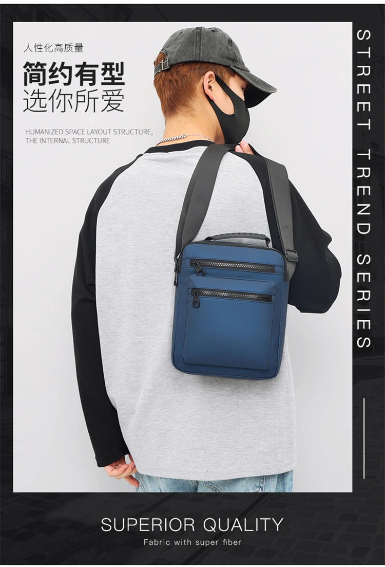 Casual Men's Handbag Shoulder Bag Lightweight Oxford Men's Purse Small Crossbody Bag Fashion Stylish Men's Bag Messenger Bag SAC