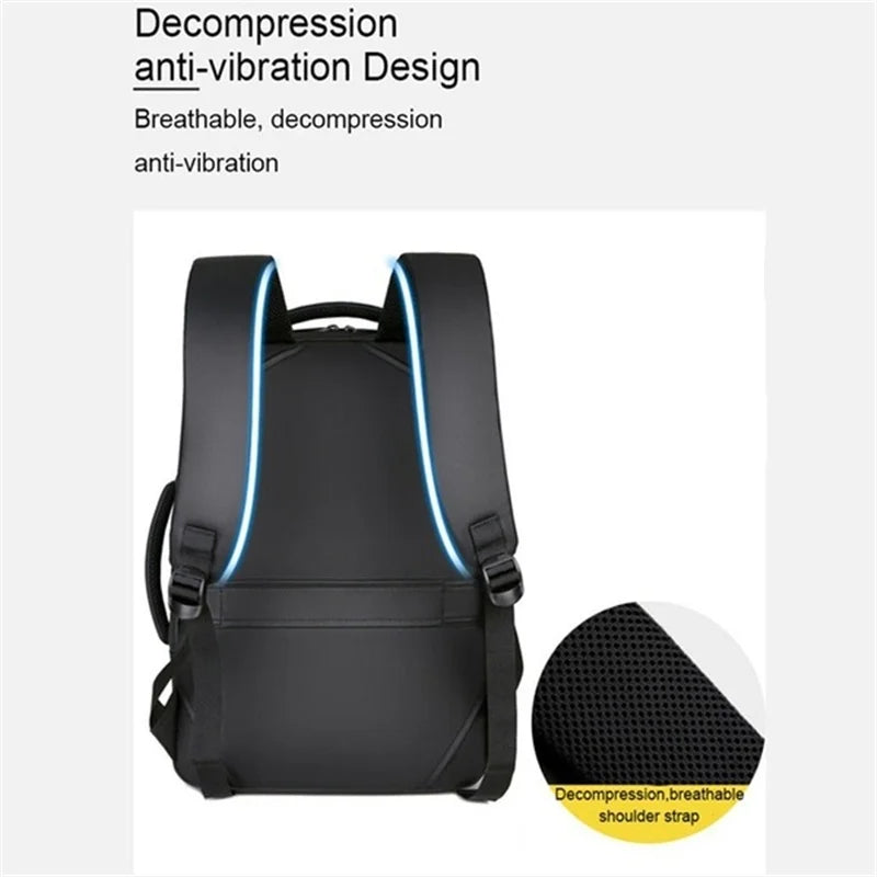 New Men's Waterproof Backpack Fashion Back Bag for Men Backpack Book Bag Men's Stylish Backpack 15.6" Notebook Backpack Gifts