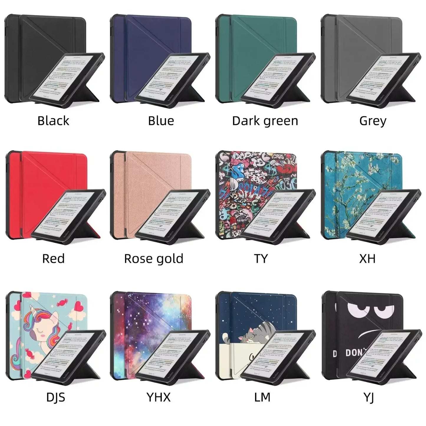 Auto Sleep/Wake For Funda Kobo Libra Colour 7" eBook Case Smart Magnetic Cover with Soft TPU Back Shell