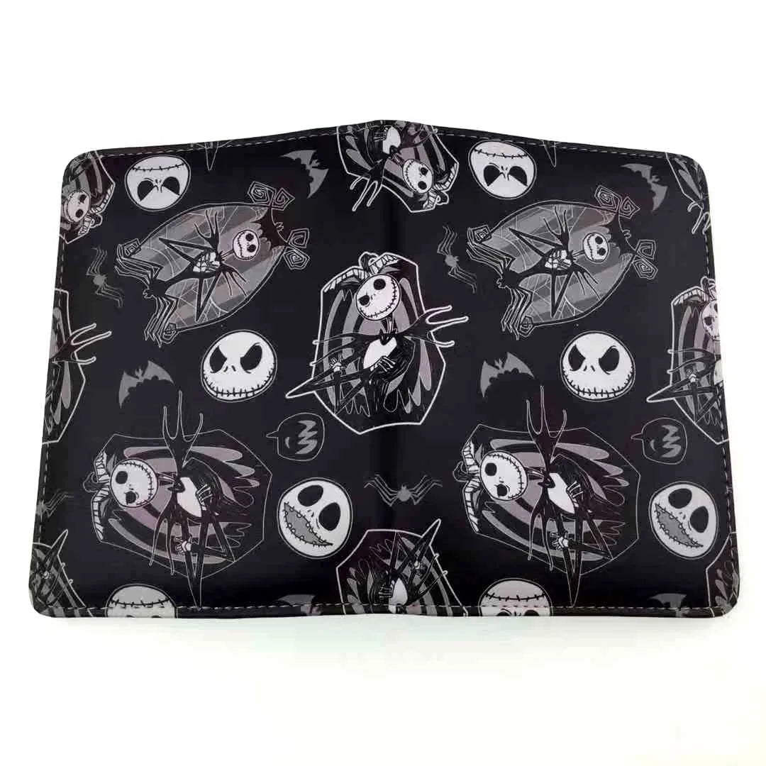 Cartoon Passport Cover The Nightmare Before Christmas Cartoon Leather Passport Holder