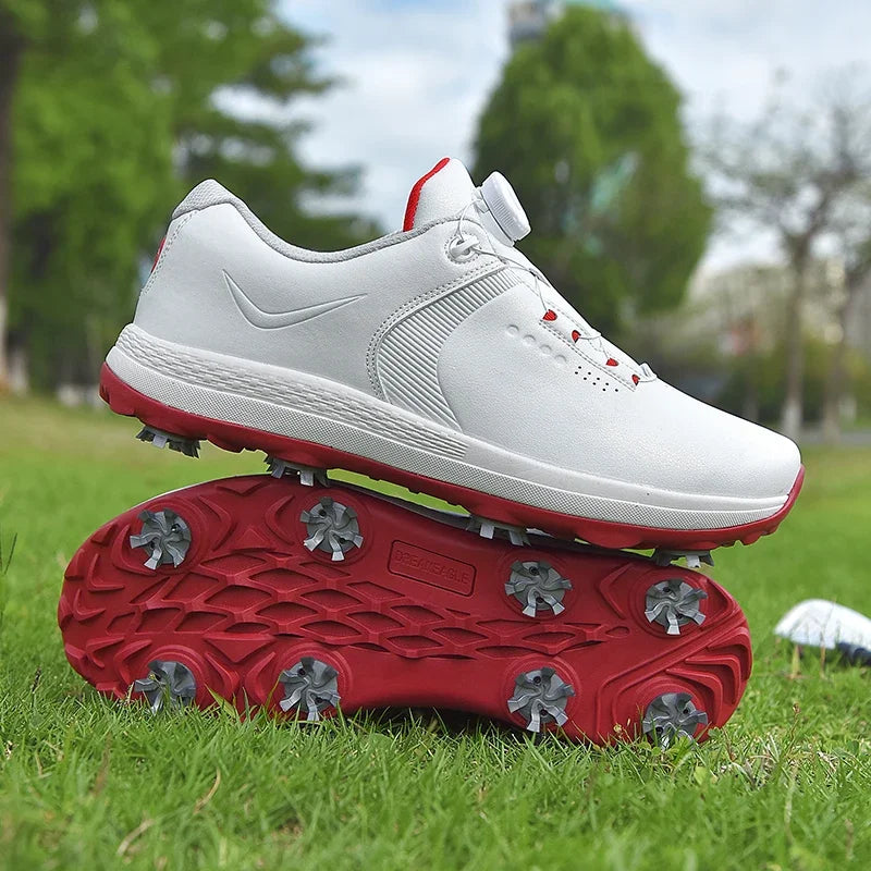 New Men Golf Shoes Spikes Professional Golf Wears Comfortable Golfers Shose Light Weight Walking Sneakers