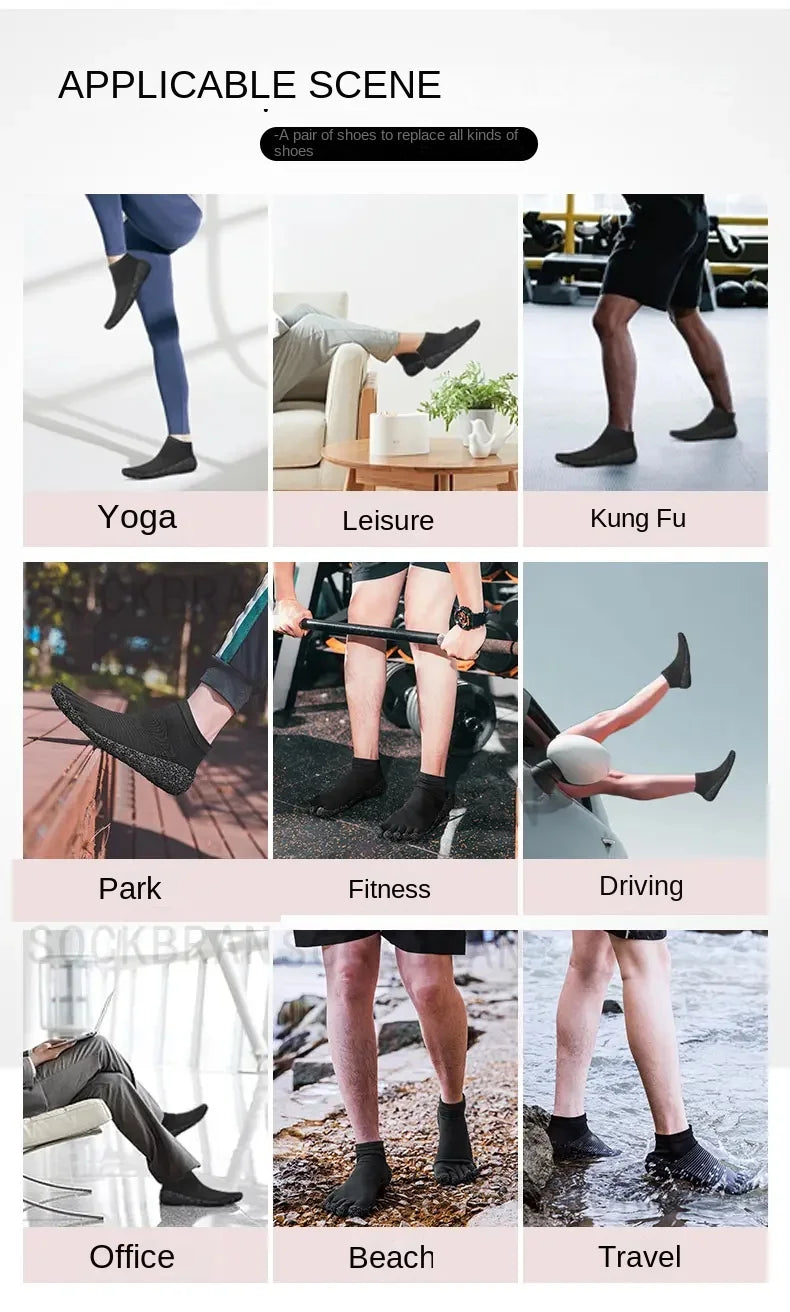 Unisex Barefoot Sock Shoes Men  Aqua Shoes Women Skinners Swimming Sneakers Yoga Minimalist Beach Sports Shoes Five Toe Socks