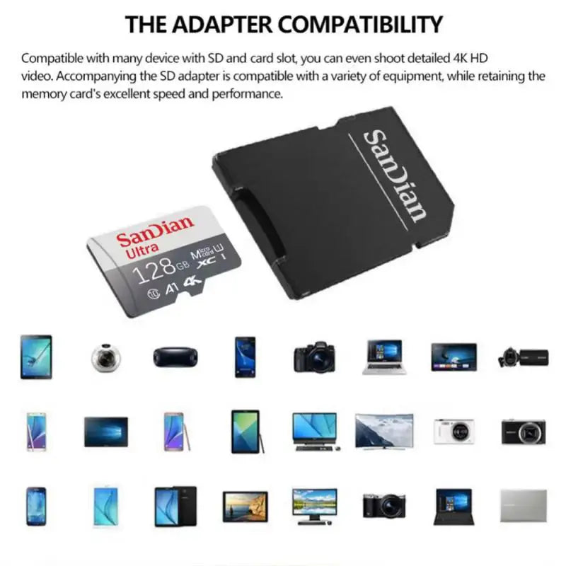 Original 2TB SD Memory Card 1TB Class 10 High-Speed 128GB Micro TF SD Card 64GB 128GB 256GB 512GB For Phone Camera Tablet