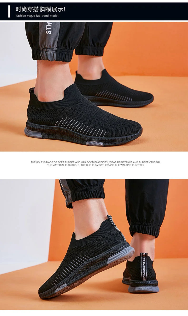 Xiaomi Youpin Sneakers Men Anti Odor Breathable Sports Flying Woven Walking Fashion Retro Casual Loafers Outdoor Casual Shoes