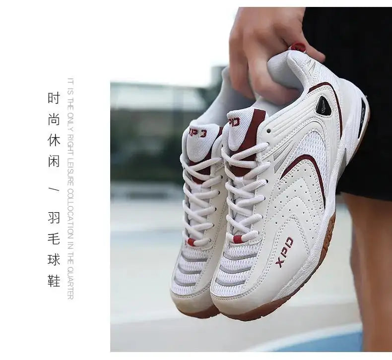 Unisex Professional Non-slip Sneakers High Quality Training Tennis Shoes Men Breathable Women Flat Athletics Indoor Squash Shoes