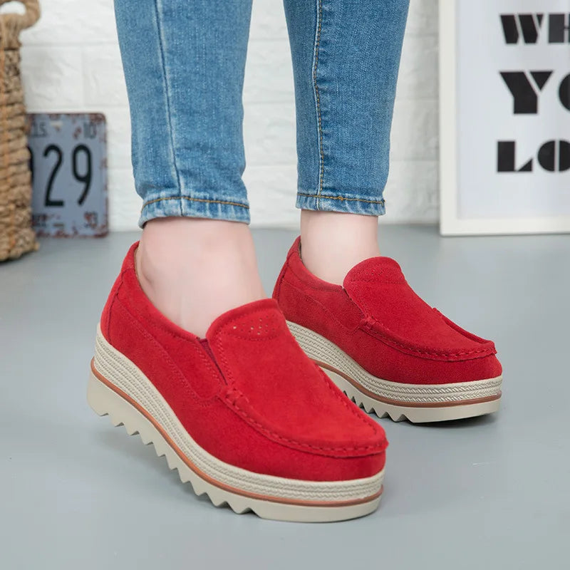 Women Casual Shoes Loafers  New Round Toe Solid Female Sneakers Breathable Women Shoes Flats Plus Size Zapatos De Mujer yyy78