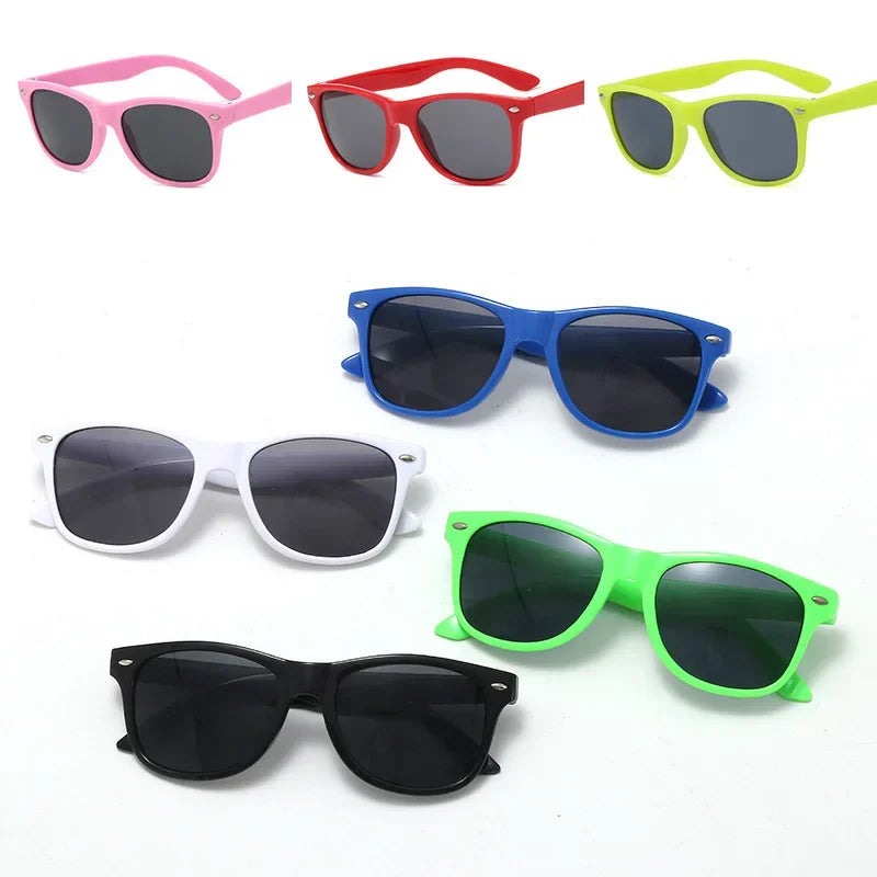 Fashion Brand Kids Sunglasses Child Black Sun Glasses Anti-uv Baby Sun-shading Eyeglasses Girl Boy Sunglass