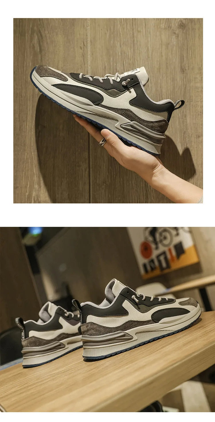 Shoes Men Running Casual Shoes for Men Versatile Sneakers Soft Bottom Trend Male Shoes Wear-resistant Vulcanized Men Shoe tenis