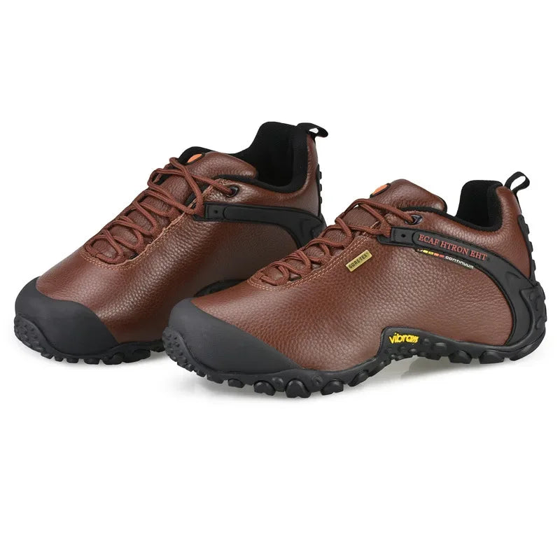 High Quality Unisex Hiking Shoes Autumn Winter genuine leather Outdoor Mens women Sport Trekking Mountain Athletic Shoes 224-5