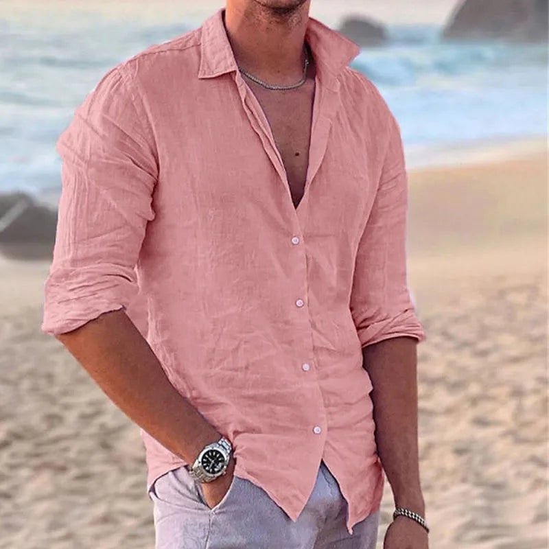 Tee Shirt Summer Autumn Beach Vacation Men's Shirts